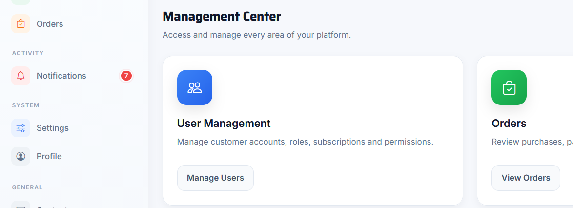 Realtime notification system